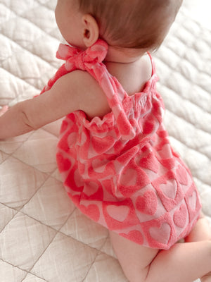 Sweet Heart Bubble Romper