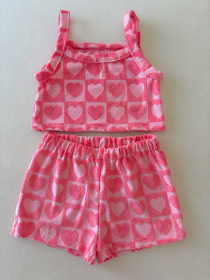 Sweet Heart Cropped Singlet