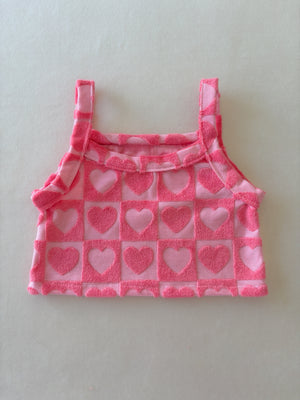 Sweet Heart Cropped Singlet