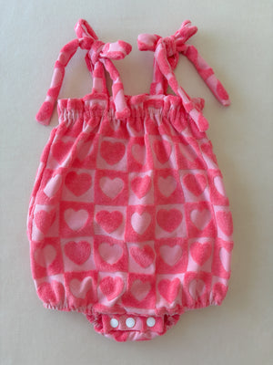 Sweet Heart Bubble Romper