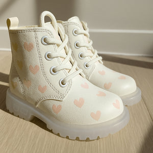 White Lace Up Boots/ Custom Hand Painted Boots *PRE ORDER*