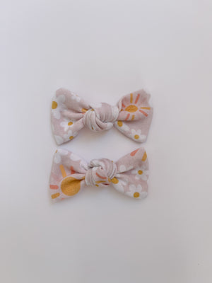 Mini Bows - SUNSHINE DAISY