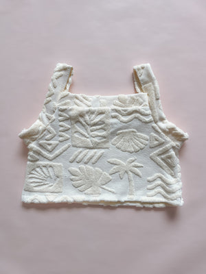 Vacay Cropped Singlet