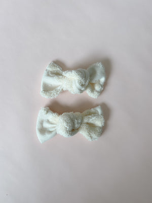Vacay Mini Bow Clips