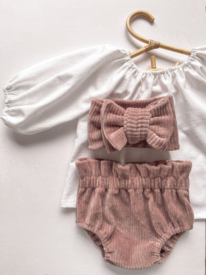 Velvet Baby Bloomers - Spiced Berry