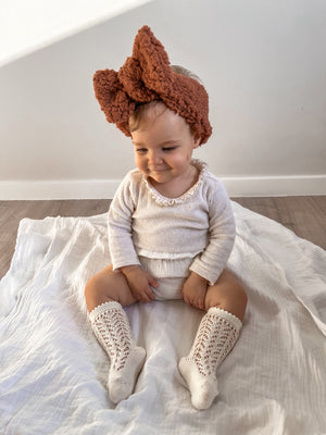 Fluffy Bow - Chocolate