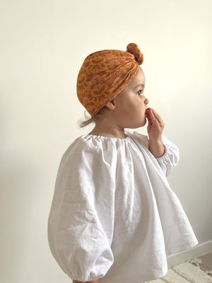 Balloon Sleeve Blouse - White Linen