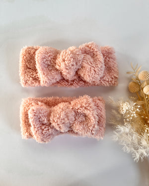 Fluffy Bow - Marshmallow