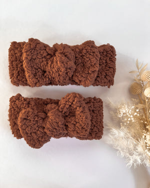 Fluffy Bow - Chocolate