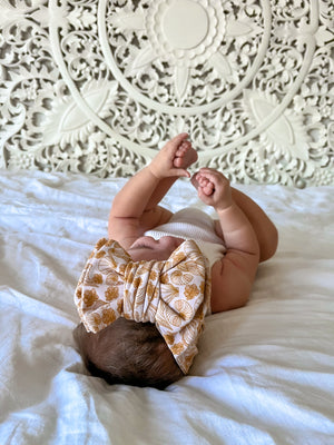 Jumbow Top Knot Headband - SEASHELL