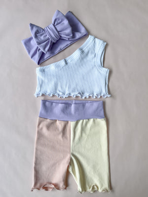 One Shoulder Crop Top