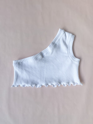 One Shoulder Crop Top