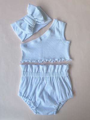 One Shoulder Crop Top