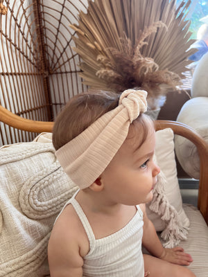 Knot Headband - MACADAMIA