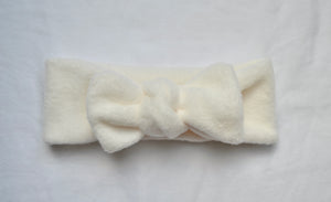Cream Puff Plush Bows