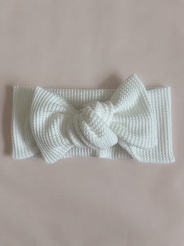 Bow Headband - Snowflake