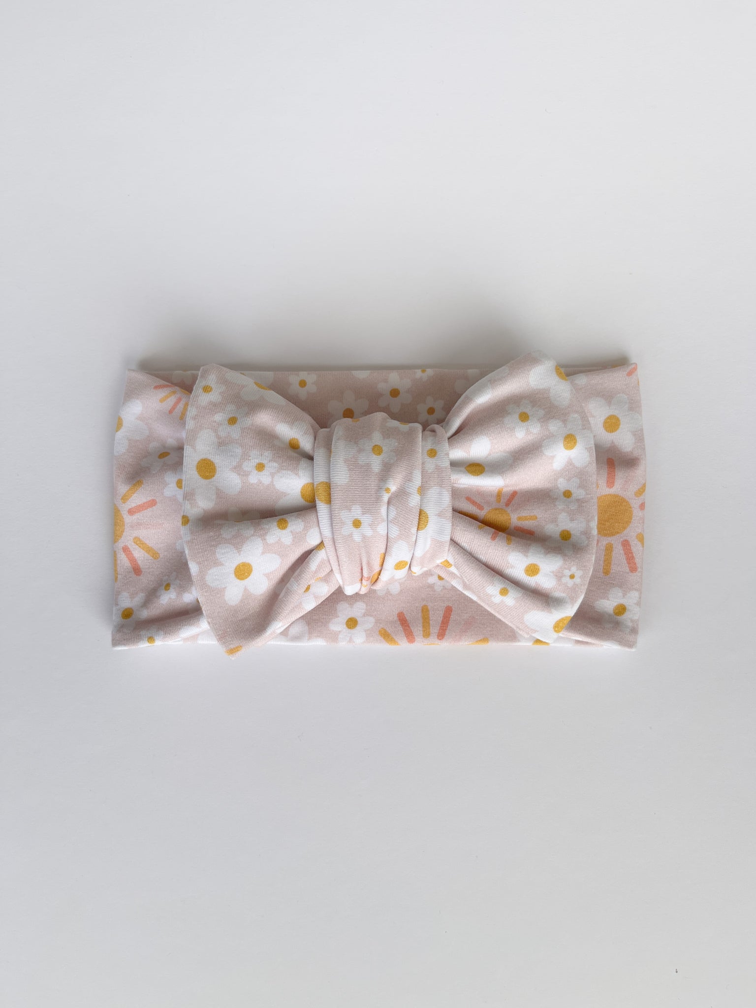 Jumbow Top Knot Headband - SUNSHINE DAISY