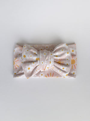 Jumbow Top Knot Headband - SUNSHINE DAISY