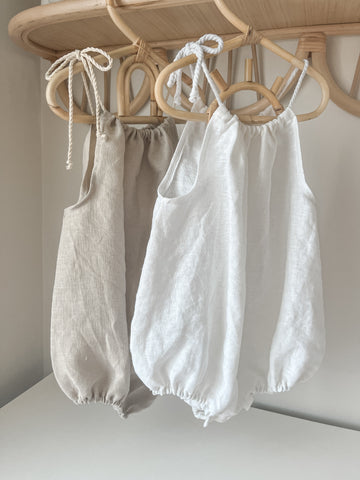 Linen Rope Romper