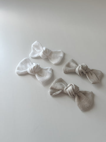 Linen Mini Bows