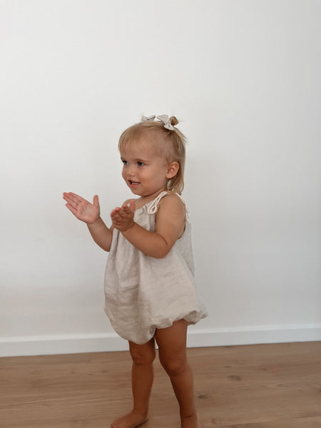 Linen Rope Romper