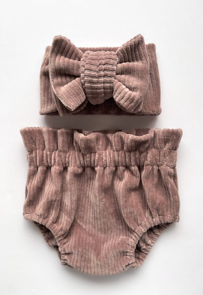 Velvet Baby Bloomers - Spiced Berry