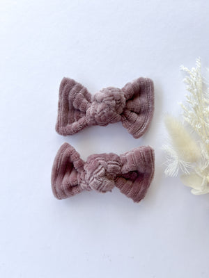 Velvet Mini Bows - SPICED BERRY