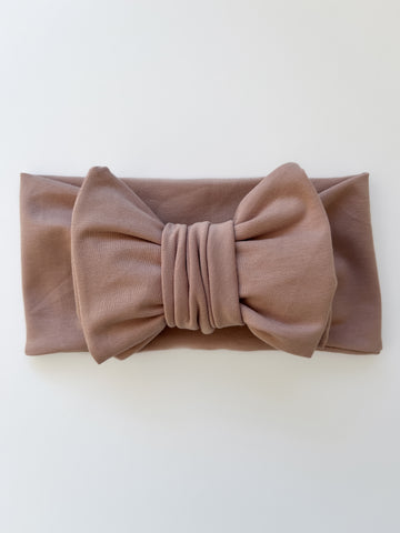 Jumbow Top Knot Headband - Mulberry