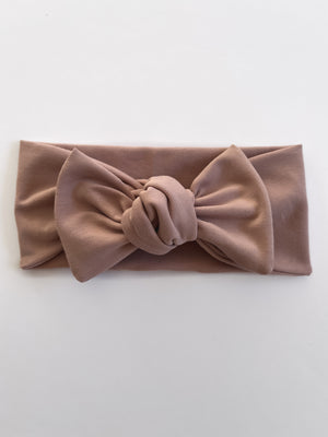 Bow Headband - Mulberry