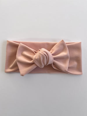 Bow Headband - Rose Jam