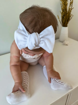 Bow Headband - MERINGUE