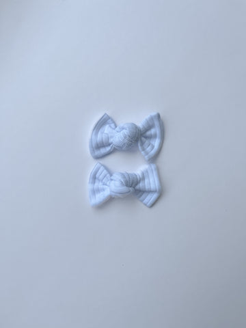 Mini Bows - MERINGUE RIB