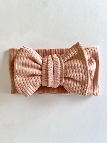 Jumbow Top Knot Headband - BLUSH