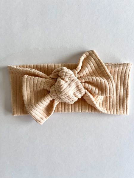 Bow Headband - MACADAMIA